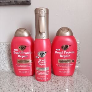 OGX Bond Protein Repair Haircare Bundle